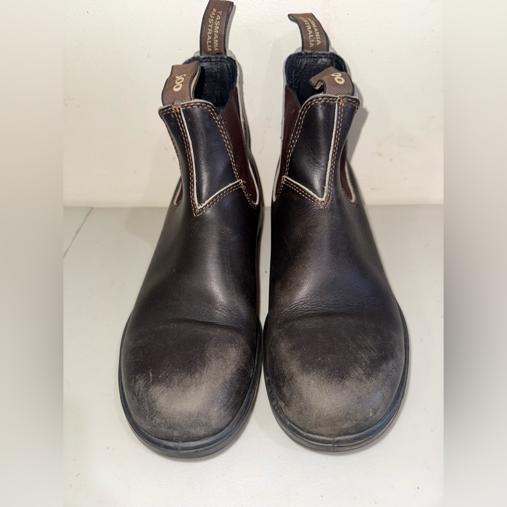 Blundstone Dark Brown Chelsea Pull-On Boots
